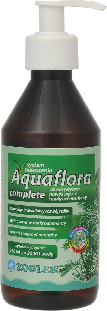 Mikro dhe makro fertilizues Zoolek Aquaflora Complete, 250 ml