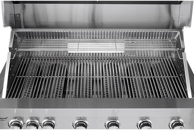 Grill me gaz Jewel 6 Built In, 6 djegës, inox, argjendtë