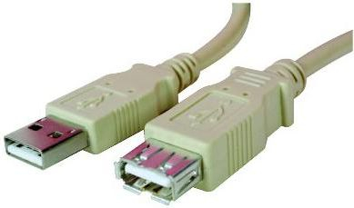 Kabllo USB-A - USB-A, 3 m, e zezë