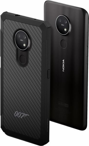 Kuti mbrojtëse Nokia James Bond 007 Kevlar për Nokia 5.3, e zezë