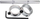 Shufër hanteli Best Sporting Chrome, 35cm, diametër 30mm, me kapëse