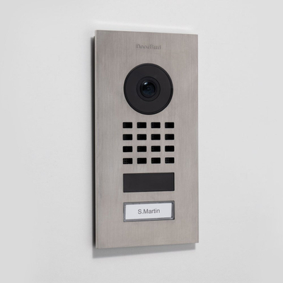 Zile dere me video DoorBird D1101V, IP, montim i futur, inoks