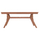 Tavolinë ngrënieje HomeMarkt Wonder HM18116, dru masiv teak, 180x91x75 cm, ngjyrë natyrale