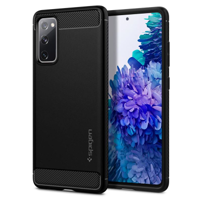 Mbështjellëse për Samsung Galaxy S20 FE/FE 5G Spigen Rugged Armor, e zezë