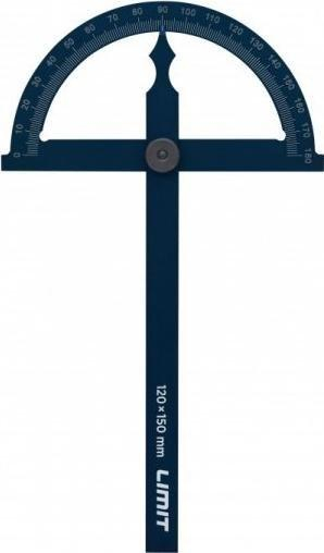 Disq-protaktor alumini Limit 120×150mm, diapazon 0–180°