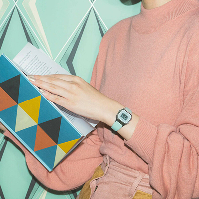 Orë për femra Casio Collection Vintage hCA4070, e gjelbër