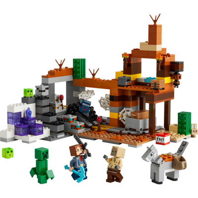 Set ndërtimi LEGO Minecraft Doll from Badlands 21263, lodër për lojëra me mend për kalamajtë