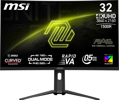 Monitor gaming MSI MAG 321CUPDFDE, 32", 4K UHD, 160Hz, i zi