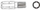 Bit SPLINE XZN Jonnesway D10M30M05A, M5, 30mm, 6-pikësh