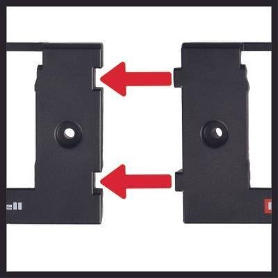 Mbajtëse muri për bateri Einhell PXC Wall Mount, për bateri PXC, e zezë