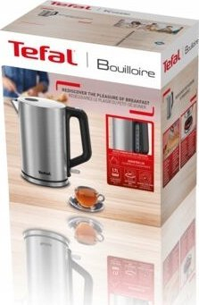 Shtekator elektrik Tefal Bronx, 1.7L, çelik inox, ngjyrë argjendi