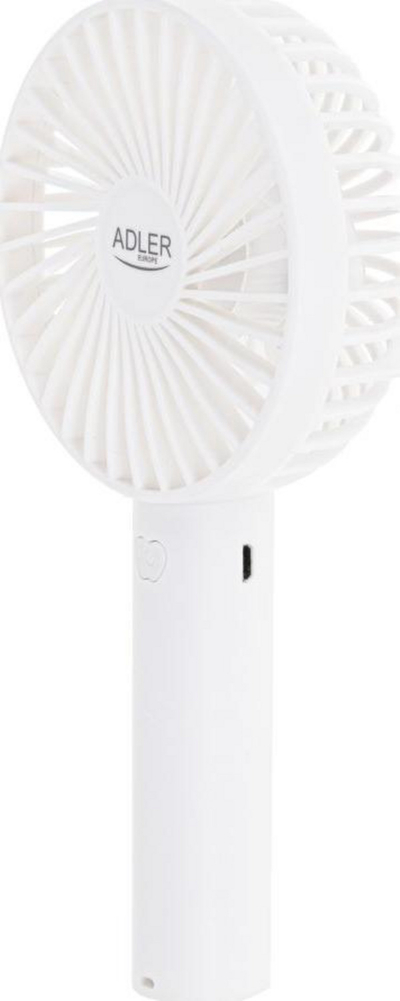 Ventilator freskues USB Adler Mini fan 9cm / 3.5, i bardhë