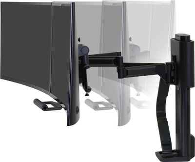 Mbajtëse tavoline për monitorë Ergotron 45-631-224, deri 27", dyfishe, gri