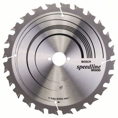 Teh sharre Bosch Speedline Wood 250x3, 2x30mm, 24T (2.608.640.680)
