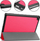 Mbulesë tablet iLike Galaxy Tab A9 8.7, Tri-Fold, Eco Leather, coral pink