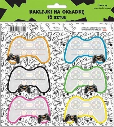 Stikerë fletoreje Henry Holt, bllok 12 copë, shumëngjyrëshe