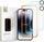 Set mbrojtës Tech-Protect Supreme për Apple iPhone 16, xham i forcuar, mbrojtës kamere, transparent