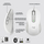 Maus Logitech M650, për majtakë, wireless, Bluetooth, USB, i bardhë dhe i hirt