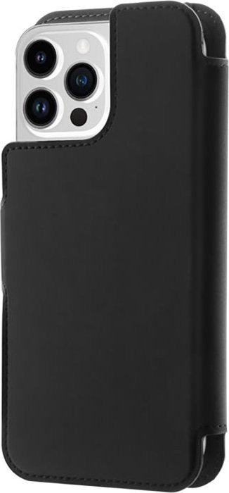 Këllëf-portofol PURO Folio MagSafe për iPhone 14 Pro Max / 13 Pro Max, lëkurë eko, i zi