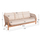 Set mobilie i jashtëm 4-pjesësh Sanji (HM6219)