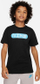 Bluzë T-shirt për fëmijë Nike Sportswear Jr DX9499-010, me logo, e zezë