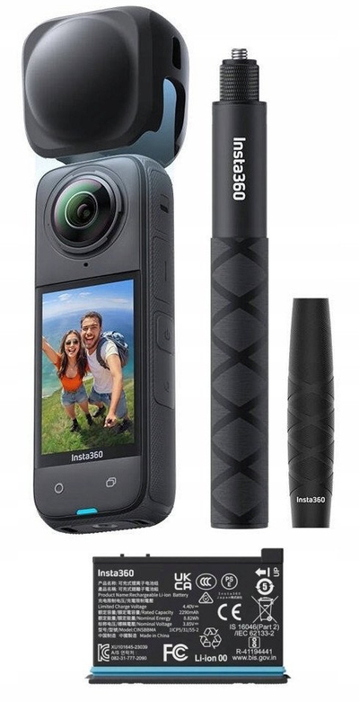 Set udhëtimi Insta360 X4 Travel Bundle, për kamera Insta360 X4, i zi