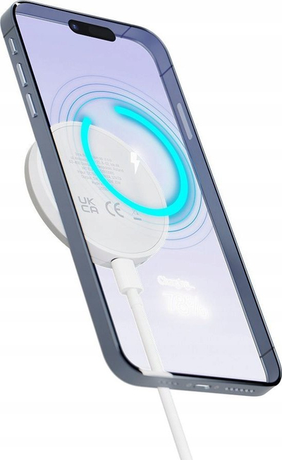 Karikues wireless 3mk HARDY 2in1, 15W, me induksion, i bardhë