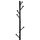 Varëse dyshemeje me 8 vende 37x175Hcm (HM9576.01), zezë