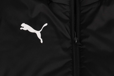 Xhup i gjatë për kalamaj Puma Bench Jr 657269 03, me kapuç, i zi
