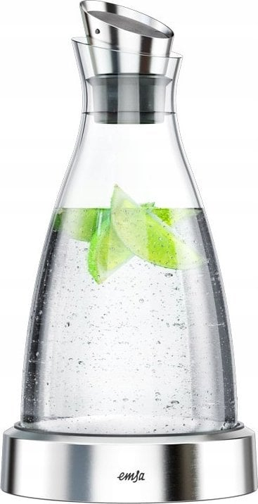 Termos Emsa Flow, 1L, çelik inox me xham, transparent