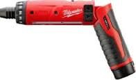 Kaçavidë elektrike Milwaukee M4 D-202B, 4V 2Ah, 5 Nm, e kuqe