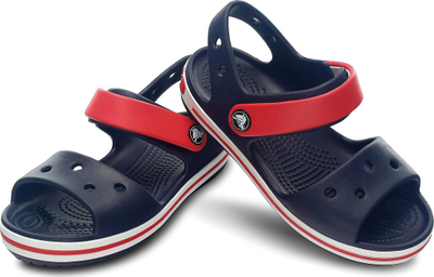 Sandale për fëmijë Crocs Crocband Jr, Nr. 21, të kaltra / kuqe