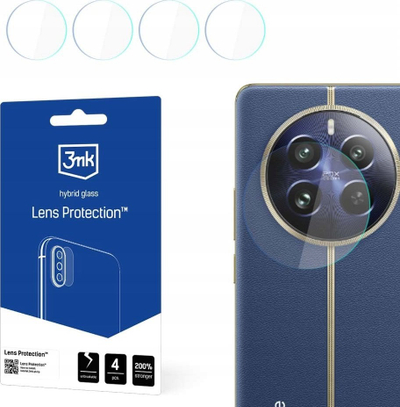 Mbrojtës kamere 3mk Lens Protection për Realme 12 5G, xham hibrid, 0.16 mm, transparent