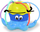 Водена играчка Jamara Mc Fizz Water Sprinkler Octopus, во форма на октопод, повеќебојна