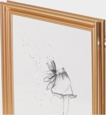 Kornizë fotografish Frame Focus Verona, A4 21x29.7 cm, plastikë, ngjyrë ari