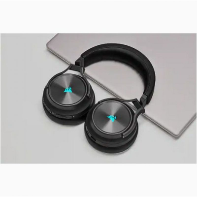Гејминг слушалки Corsair Virtuoso RGB XT, безжични, Dolby Atmos, црни