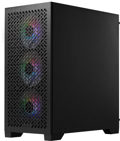Kasë PC Cooler Master Elite 302, Mini Tower, ARGB, e zezë