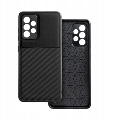 Futrollë telefoni Noble për Samsung Galaxy A06, kompatibile me mbajtëse magnetike, e zezë