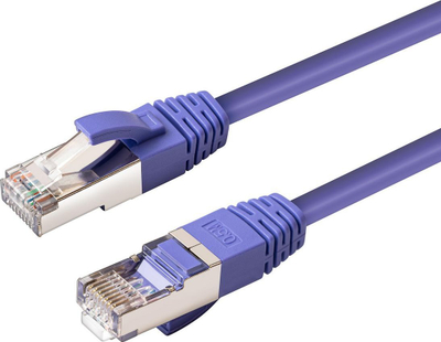 Kabllo rrjeti MicroConnect CAT6A S FTP, 0.5m, LSZH, vjollcë