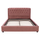 Shtrat dopio Odalys HM549.12, 150x200 cm, kadife, dusty pink