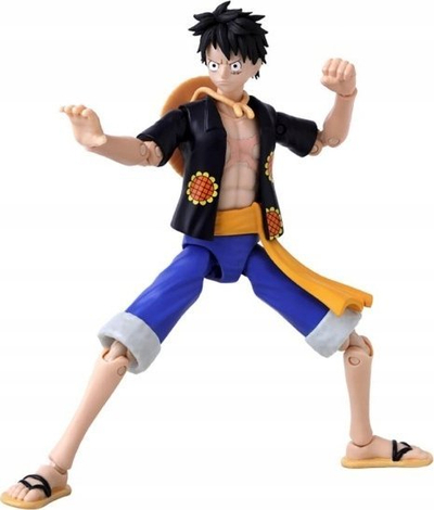Figurë aksion BANDAI Anime Heroes One Piece Monkey D. Luffy Dressrosa, 17cm, me aksesorë
