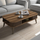 Tavolinë ulëse ScanMod Design Crook, 105x60x35cm, druri melamine, ngjyrë arre