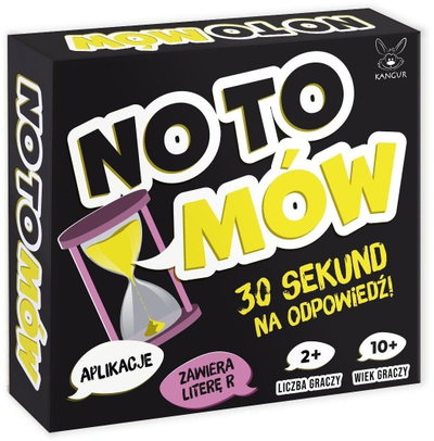 Lojë shoqërore Kangur No To Mów, 2+ lojtarë, mosha 10+, shumëngjyrëshe