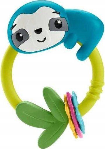 Lodër unaza për foshnje Mattel Fisher-Price Animal Rings HJW11, modele kafshësh, shumëngjyrëshe