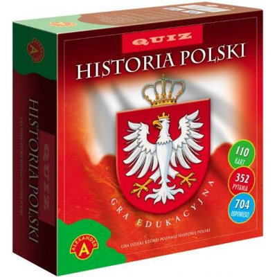 Lojë tavoline ALEX Historia Polski, kuiz edukativ, për kalamaj 10+