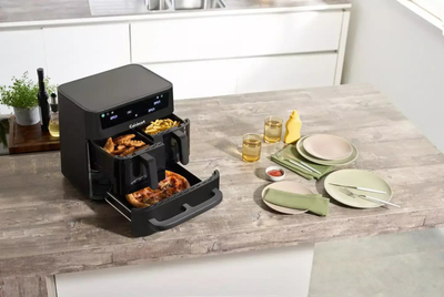 Fryer ajri Cuisinart AFT13XBLE, 13.6L, 2400W, i zi