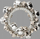 Unaza pecetash Fééric Lights and Christmas, set 2 copë, metal, ngjyrë argjendi