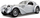 Makinë lodër Bburago Bugatti Atlantic 1936, 1:24, e argjendtë