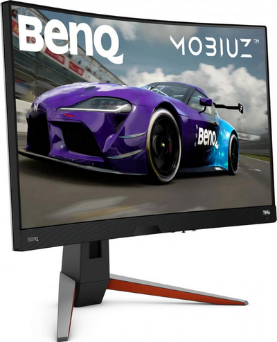 Monitor BenQ Mobiuz EX2710R (9H. LK9LB. QBE), 27", 165 Hz, WQHD, i zi/argjendtë
