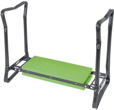 Stol kopshti Gardening Bench, i palosçëm, mban deri 100 kg, jeshil